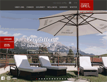 Tablet Screenshot of hotelgreil.com